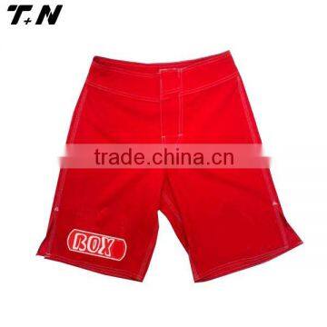 Blank red mma shorts women