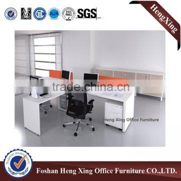 Wood L shaped Office Staff Table T shaped Office desk Partition(HX-W003)