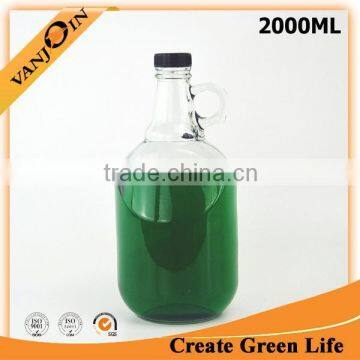 1.5L Glass California Bottle With Black Screw Cap photo-2