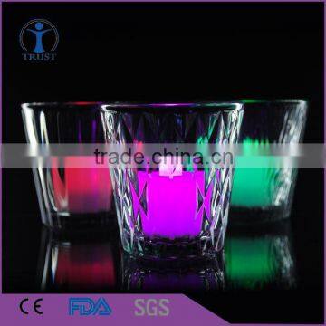2016 new product creative modern wedding glass candle cup