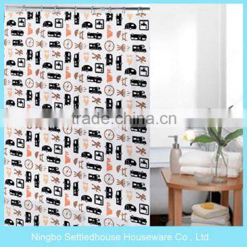 Ready Made Printing PEVA Shower Curtain for children