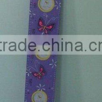 Wooden Purple Flower Ruler
