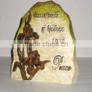 Polyresin garden stone decoration