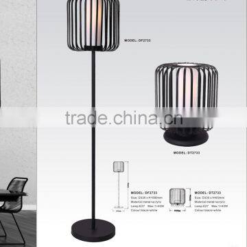 Best Price Pendant Lamp Hot Sale Black Iron Cage White Fabric Inner Shade Indoor Fancy Restaurant Hanging Light From Guzhen