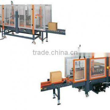 Carton Sealing Machine With Hot glue and Tape