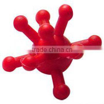 Silicone UV Tongue Tickler - Atom Red & body piercing jewelry accessory