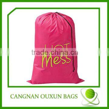 Extra large polyester laundry bags print logo