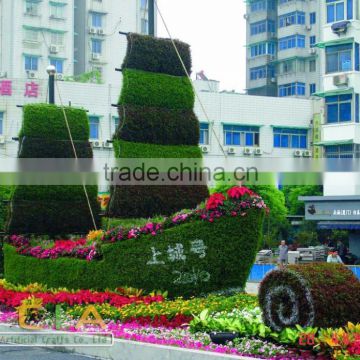 Latest Plastic Landscaping Grass Sculpture Project Decorating Topiary