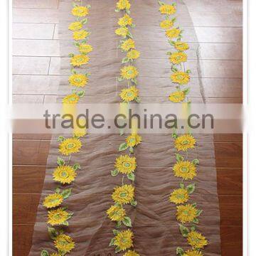 yls-239 Glass yarn Transparent curtain fabric Glass yarn