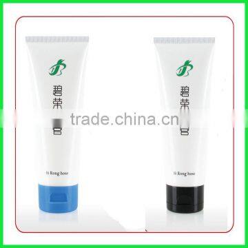 Large Diameter White Plastic Cosmetic Tube for Shampoo or Conditioner with Electroplating Cap