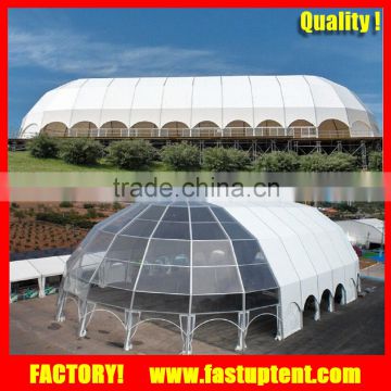 big Aluminum frame high quality luxury New Design dome polygon wedding tent                        
                                                Quality Choice