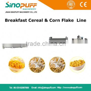 Wheat Flour Snacks Processing Line/Breakfast Cereal Food Machinery