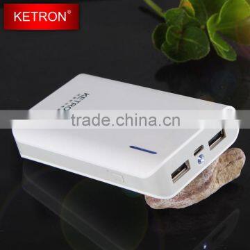 dual usb power bank 7800mah custom lanyards no minimum order