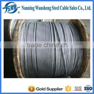 1*19 Galvanized Steel Strand Wire for Anti-Lightning Wire