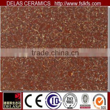 Red Maroon Pulati Chinese Polished Ceramic Floor Tile