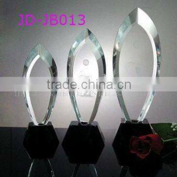 New arrival university & business gift engraving crystal blank trophy