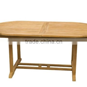 Extendable Dining Table Teak Wood Garden Furniture