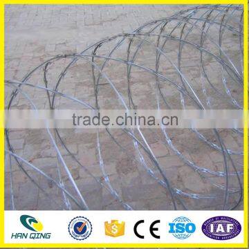 FACTORY WHOLESALE HOT DIPPED RAZOR BARBED WIRE ELECTRIC RAZOR BARBED WIRE MESH