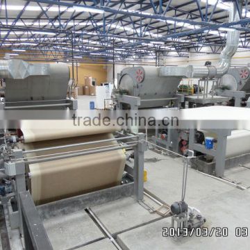 Toilet tissue paper roll making machine