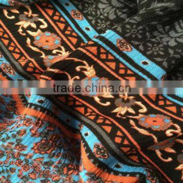 china manufacturer high quality border print dress fabric