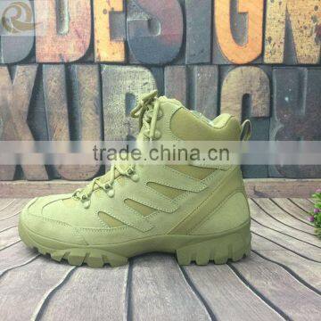 New Style Trendy Hiking Boots Khaki Army Boots photo-2