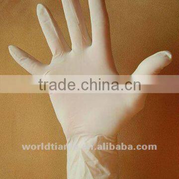 disposable pre-powdered latex examination glove