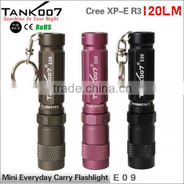 Waterproof mini rhinestone flashlight E09