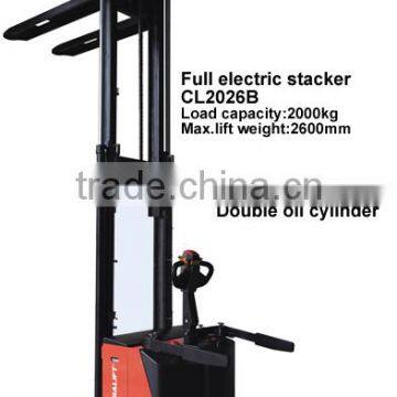 2000kg,2600mm,Full electric stacker CL2026B