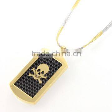 18k gold and black plated big pendant jewelry wholesale