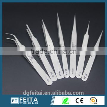 SA Series High Quality Stainless Steel New Fine Point Tweezers Set Needle Nose Tweezers