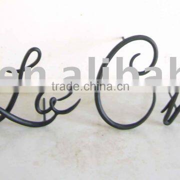 Metal Logo Decoration Iron Words Decoration