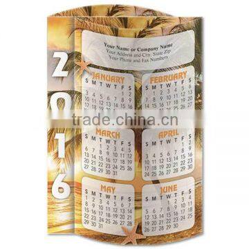 Photo calender with color printing service for desk