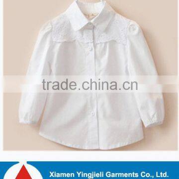 Fashion Cheapest Baby gril long sleeve lace shirt