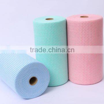 super soft spunlace nonwoven roll in different color