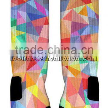 Custom Design Digital Fashion Sock Dye Sublimation Colorful Printing Socks