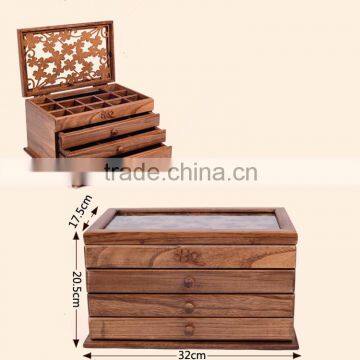 Reclaimed Classice Antique Wood Jewellery Box photo-5