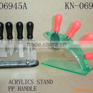 4pcs cheese tools set with holder