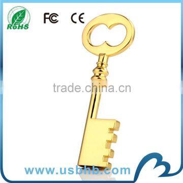 Golden Metal Hard Lock Usb Flash Drive With Competitive Price photo-2