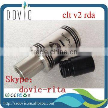 2014 infinite newest e cig rda original design cltv2 plus ,black /stainless clt v2 in stock