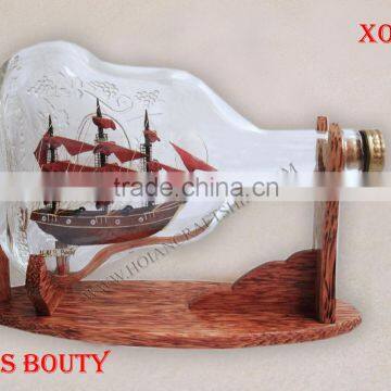 HMS BOUTY SHIP IN XO BOTTLE - HANDICRAFT PRODUCT, SPECIAL GIFT