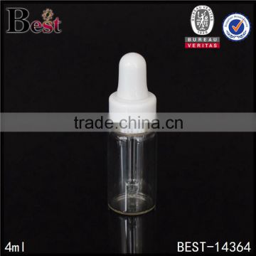 4ml clear glass tube flat bottom glass cylinder tube