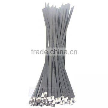 Latest product different types full coated stainless steel cable ties with workable price