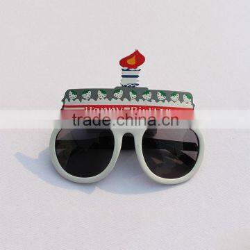 Birthday cake shape design party glasses
