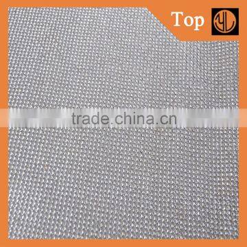 3MM Hotfix aluminum rhinestone sheet rainbow mesh