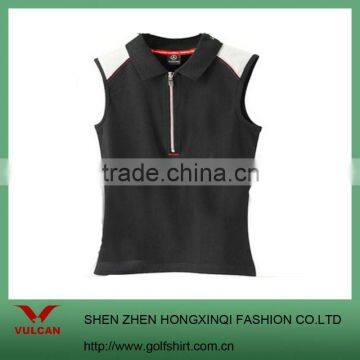 Hot Sell dry fit breathable zipper ladies tank top