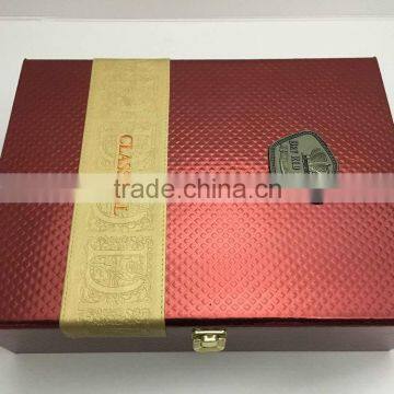 Wholesale Luxury Custom Design 2 Bottles Wine Fancy Paper Gift Box