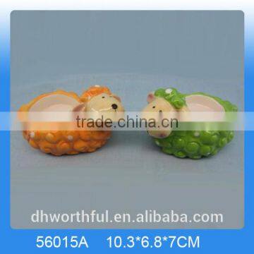 Hot Sale Ceramic Paper Napkin Ring in Lamb Shape photo-3