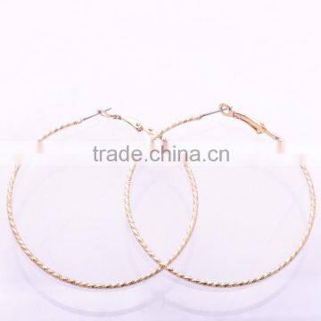 <<<2016 Gold Plated Women European Style Circle Earring Fashion Hoop Earrings/ photo-3