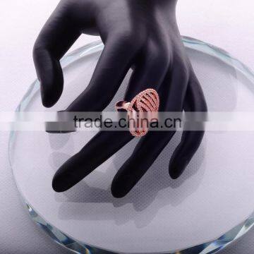 2016 Best Selling Fashion Rhinestone Crystal Oval Diamond Gold Plated Rings for Women// photo-5