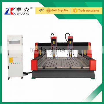 High Quality Low Price Stone CNC Engraving Machine ZK-1325 Also For Wood Metal With 5.5KW Big Power Spindle&Computer Cabinet